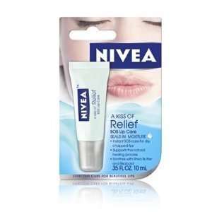 Nivea a Kiss of Relief Sos Lip Care Balm/gloss Squeezy Tube (Carded 