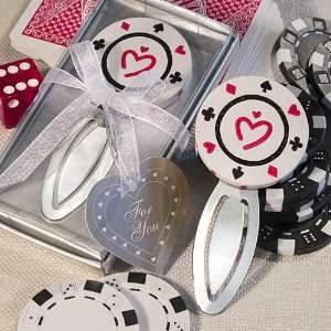  8115   Casino Chip design bookmark favors