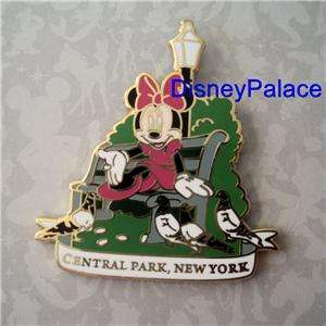 Disney Store NYC Minnie on Central Park bench New York Pin  