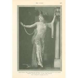  1918 Print Actress Irene Bordoni 