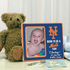  New York Mets MLB Born To Be Ceramic Frame: Sports 