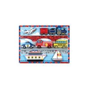   & Doug Chunky Puzzles for Toddlers   Vehicles MD 3725: Toys & Games
