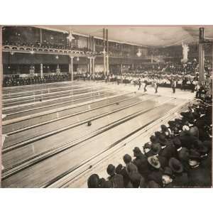 : Panoramic Reprint of American Bowling Congress, Bowling Tournament 