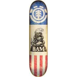  Element Bam Independence Skateboard Deck   7.87 