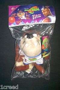 VTG McDonalds Space Jam TAZ Tazmanian Devil Plush Toy NEW 1996  