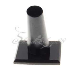 model people single finger ring jewelry display stand black showcase
