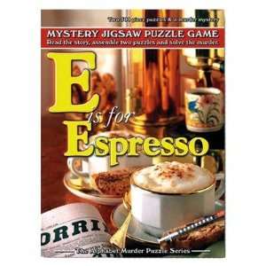  TDC Games 7105 E is for Espresso Jigsaw Puzzle Game Toys 