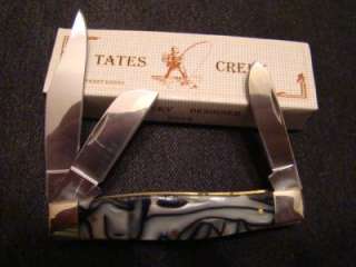 SS Tates Creek Zebra Hdl 3Bld Stockman Pocket Knife (75)004 MJB 