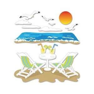   Boutique Dimensional Stickers   Beach Leisure Arts, Crafts & Sewing
