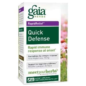  Gaia Herbs Quick Defense, 40 capsule Box
