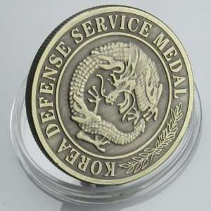  Korea Defense Service Medal Bronze Coin 684: Everything 