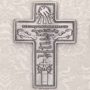 Fine Pewter Baptism Cross, Gift Boxed 
