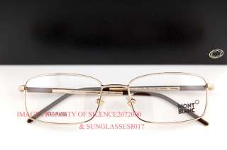 New MONT BLANC Eyeglasses Frame 242 032 GOLD PLATED Men  