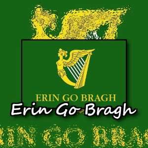   10cm Square Acrylic Coaster Flag Design Erin Go Bragh