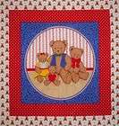 Valentine Bear Family Heart 14.375 x 15.75 Pillow Qui