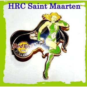  Hard Rock Cafe Saint Maarten Heroe Girl Pin 2011 Jewelry