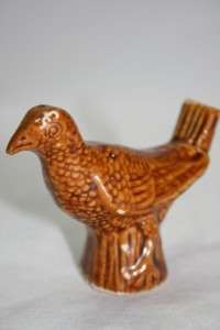EARLY CHINA WHISTLE IN THE FORM OF A BIRD  