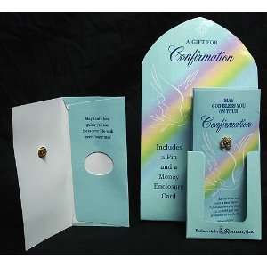  Club Pack of 24 Confirmation Day Gift Money Cards & Pins 