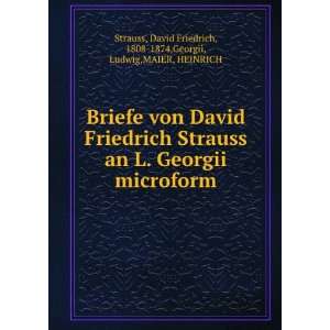   1808 1874,Georgii, Ludwig,MAIER, HEINRICH Strauss  Books
