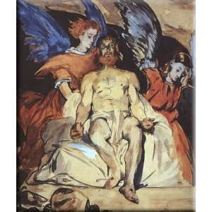  Christ with Angels 25x30 Streched Canvas Art by Manet 