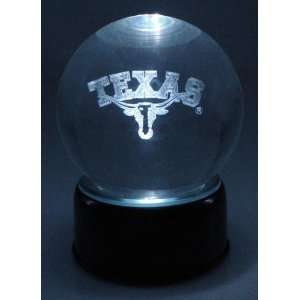  Texas Logo Etched In Crystal, Base Musical And Lit. Schools Fight 