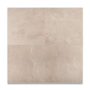  Crema Marfil 12 x 12 Polished Marble Field Tile: Home 