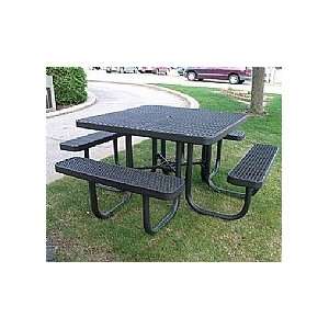    Total Coat Square Industrial Picnic Table: Patio, Lawn & Garden