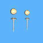 Low Dome Tacks,Leathercraft,Upholstery, Brass, Anitque Brass & Antique 