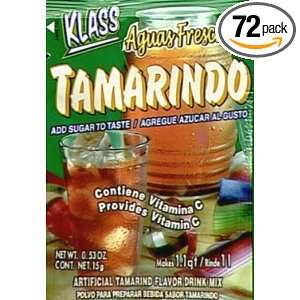 Klass Regular Tamarindo, 0.53 Ounce Units (Pack of 72)  