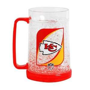  Kansas City Chiefs Crystal Freezer Mug: Kitchen & Dining