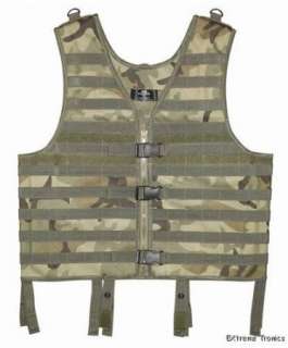 Woodland CAMO Airsoft Tactical MOLLE Modular Web Vest  