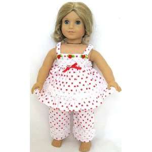  Heart Pajamas for 18 Inch Dolls Toys & Games