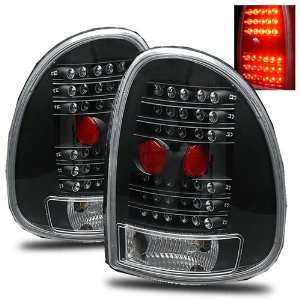  96 00 Dodge Caravan Black LED Tail Lights: Automotive