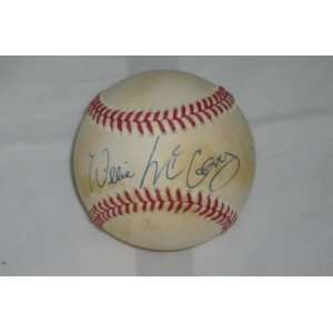  Autographed Willie McCovey Ball   Authentic Oml Jsa 