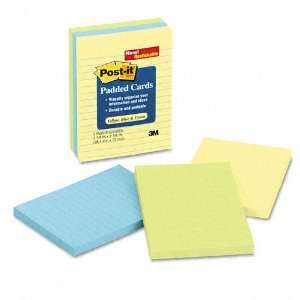   Index Cards, 3 x 4, Pastel Yellow/Blue/Green, 150 Cards per Pack