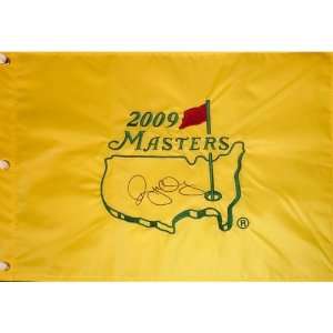  Rory McIlroy Autographed 2009 Masters Golf Pin Flag 