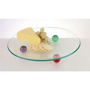  12 Colored Foot Fun Crystal Serving Platter Kitchen 