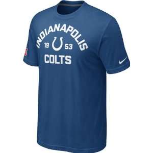    Indianapolis Colts Blue Nike Arch T Shirt: Sports & Outdoors