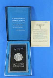1883 CC GSA Morgan One Dollar $1 Key Date Silver Coin Carson City w 