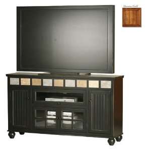   Industries 62562SDHG 62 in. Tall Entertainment Console   Havana Gold