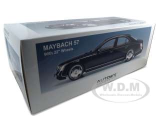 Brand new 1:18 scale diecast model of Myabach 57 SWB With 22 