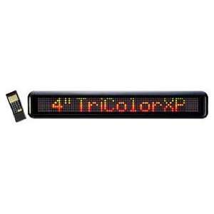   Tri Color XP Programmable LED Sign Display 7 x 52.5
