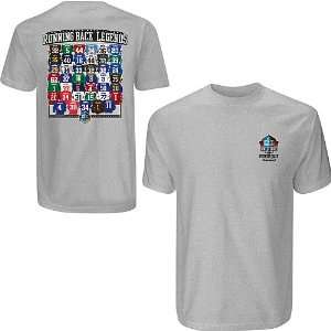  Pro Football Hall of Fame Running Back T Shirt   Gray XX 