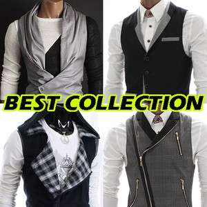 Doublju1 Mens BEST Casual Vests Collection  
