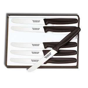  NEW Victorinox 6 Piece Steak Knife Set (47558): Office 