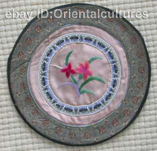 Chinese totally 100% Hand Su silk Embroidery art:bird lotus flower 