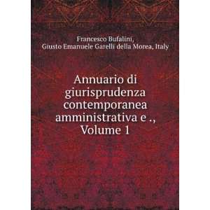   , Ecc. ., Volume 1 (Italian Edition): Francesco Bufalini: Books