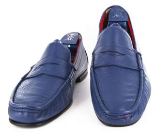 New $900 Sutor Mantellassi Blue Shoes 10/9  