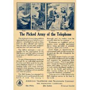   Telephone Telegraph Bell Phone System   Original Print Ad Home