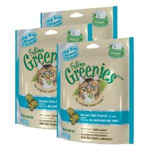  3 PACK Greenies Feline   OCEAN FISH (1.2 lbs) Pet 